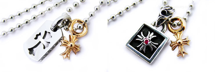 クロムハーツ ChromeHearts スタック CHクロスチャーム22K #A