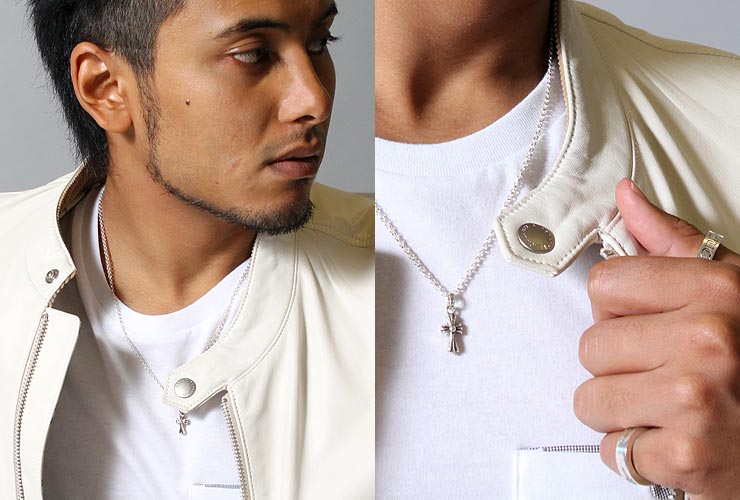 クロムハーツ ChromeHearts CHクロスベビーファットチャーム&ネックチェーンセット
