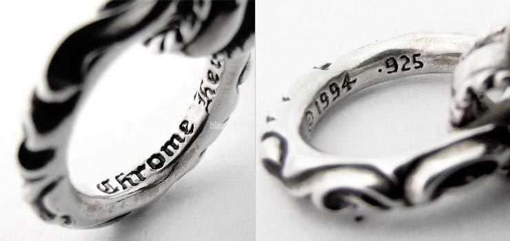 クロムハーツ ChromeHearts スクロールバンドリングペンダント