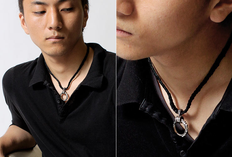 クロムハーツ ChromeHearts スクロールバンドリングペンダント