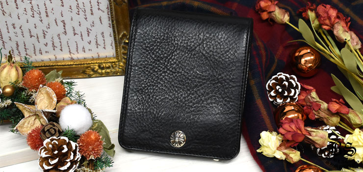 クロムハーツ ChromeHearts 1スナップ クロスボタン ウォレット(財布)