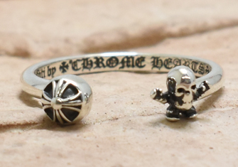 chrome hearts クロムハーツ ハリスティーター クロスボール リング