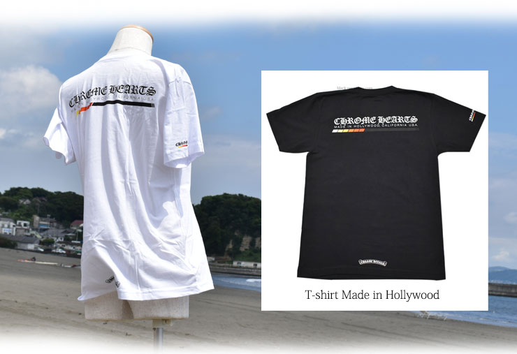 chrome hearts クロムハーツ Summer 2022 クロムハーツ夏コーディネート特集 Tシャツ Made in Hollywood ブラック