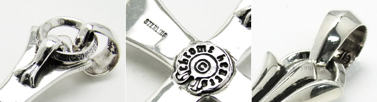 chrome hearts CHラージクロスペンダントwベイル