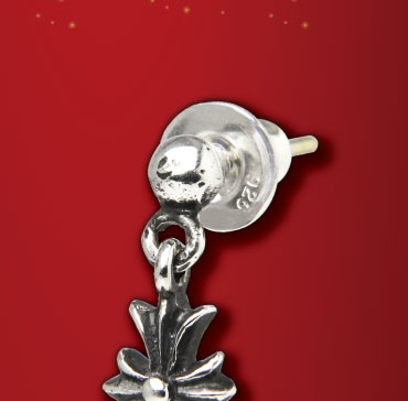 クロムハーツ　タイニーE CHプラス ドロップイヤリング