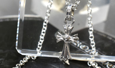 クロムハーツ chrome hearts CHクロスベビー18K ホワイトゴールド