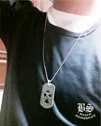 CHROME HEARTS   ドックタグ　ダガー　クロス クロムハーツ（Chrome Hearts）ドッグタグ クロス ダガー LOS