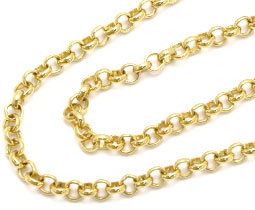  chrome hearts クロムハーツ ネックレスチェーン デザイン バリエーション　ゴールド