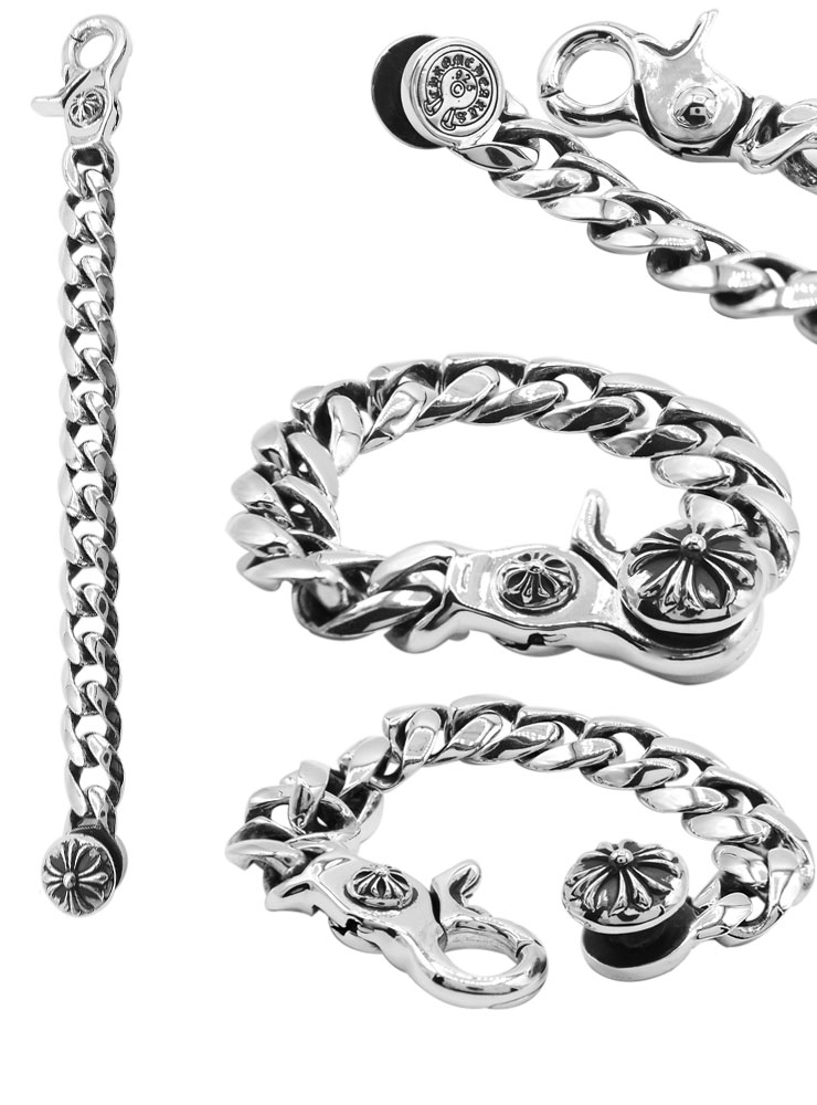 クロムハーツ　ChromeHearts　クラシックチェーン クリップ ブレスレット