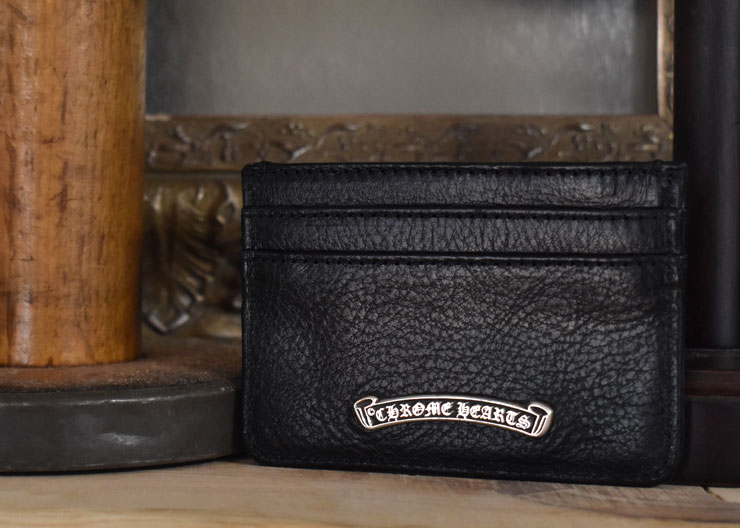 クロムハーツ　ChromeHearts　カードケース#2 ダブルサイドブラック