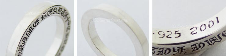 クロムハーツ スペーサーリングプレーン 3mm （ペアリング・結婚指輪・婚約指輪）セット
