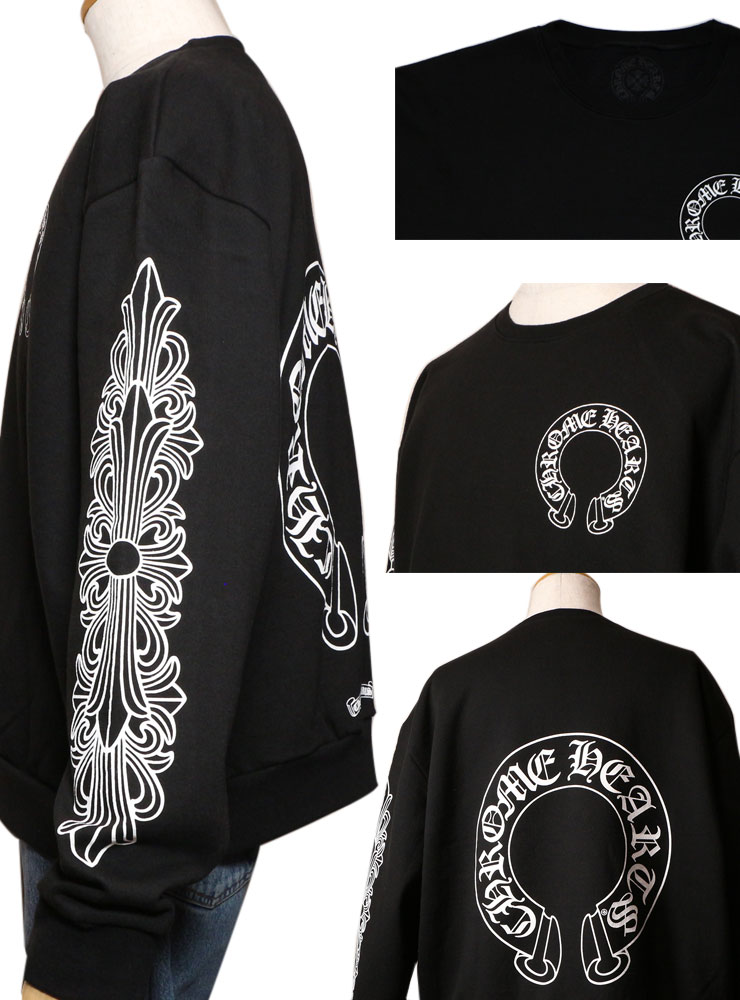 XXL)Chrome Hearts Horse Shoe Floralスウエット