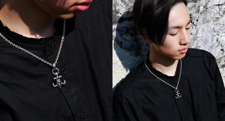 クロムハーツ ChromeHearts BSフレアペンダントwithベイル＆NEチェーン20インチセット