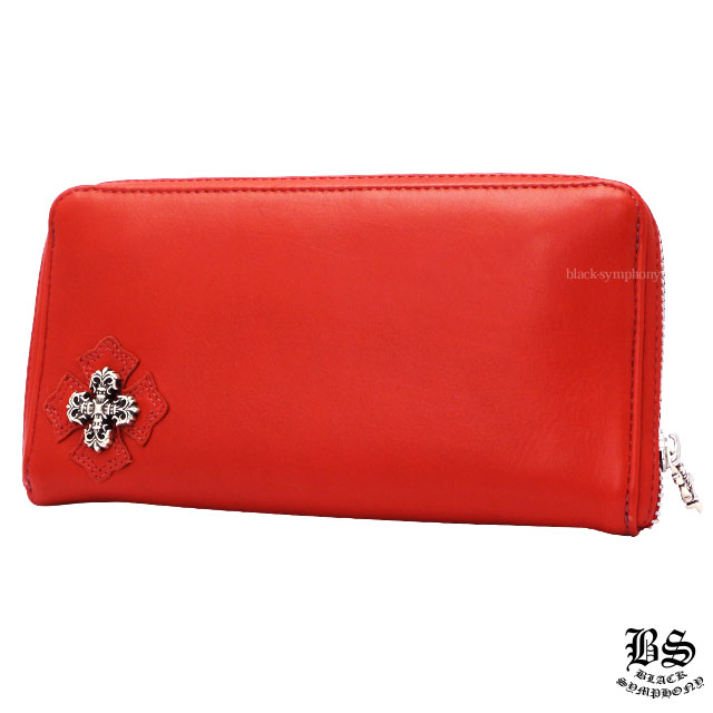chrome hearts クロムハーツ 在庫有り即日発送おすすめアイテム REC F ジップ #2 フィリグリープラス ウォレット レッド　423,500円