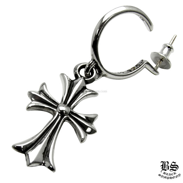  chrome hearts タイニーCHクロス フープイヤリング(ピアス)