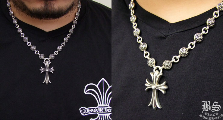 Chrome Hearts CHスモールクロスクロスボール チェーン