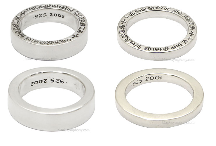 クロムハーツ ChromeHearts スペーサーリング プレーン 3mm 6mm（ペアリング・結婚指輪・婚約指輪）セット スペック