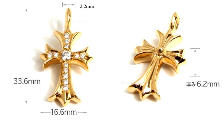 Chrome Hearts Tiny Cross 22k クロムハーツ タイニー