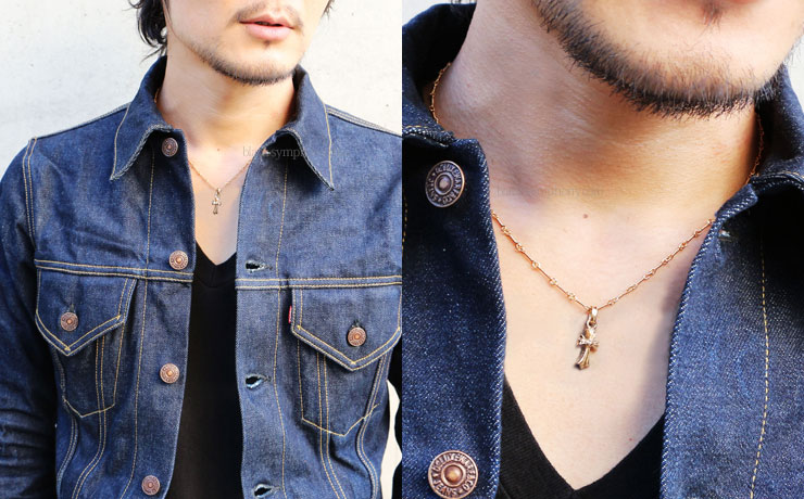 クロムハーツ　ChromeHearts ネックレス　ツイストチェーン ゴールド 22K