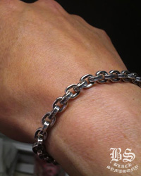 chrome hearts クロムハーツ ペーパーチェーンブレスレット コーデ　沼様