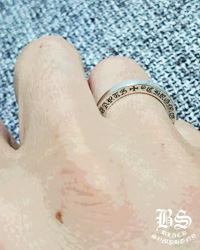 クロムハーツ Chrome Hearts スペーサーリングプレーン 3mm コーデ　銀河美少年様　