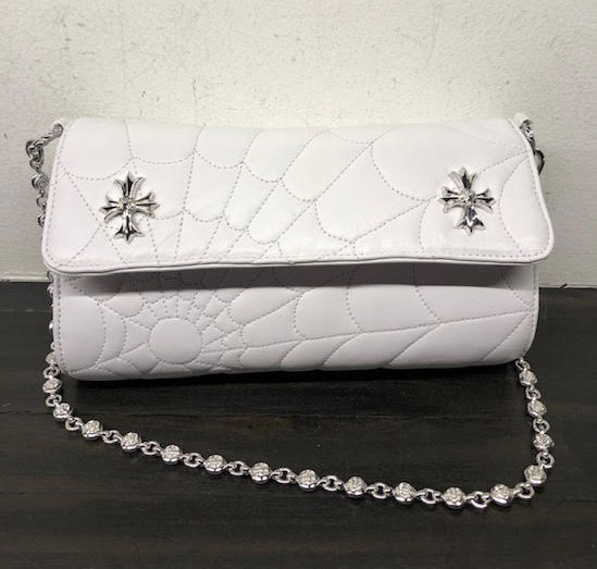 chrome hearts クロムハーツ バッグ ディナーパースホワイト