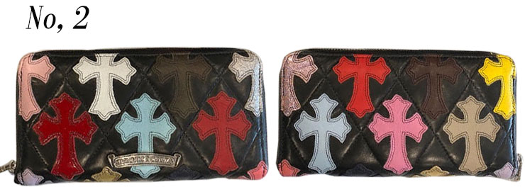 chrome hearts クロムハーツ 財布 waveウォレット マルチカラー 2