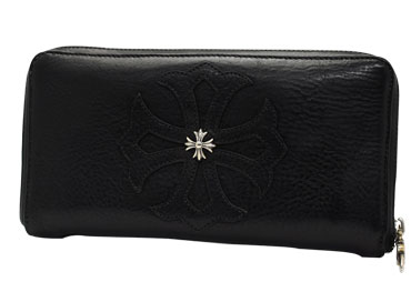 CHROME HEARTS 黒 財布 楽天市場】【中古】 クロムハーツ 長財布 REC ZIP 3PTCH 3セメタリー